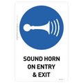 Sound Horn On Entry & Exit