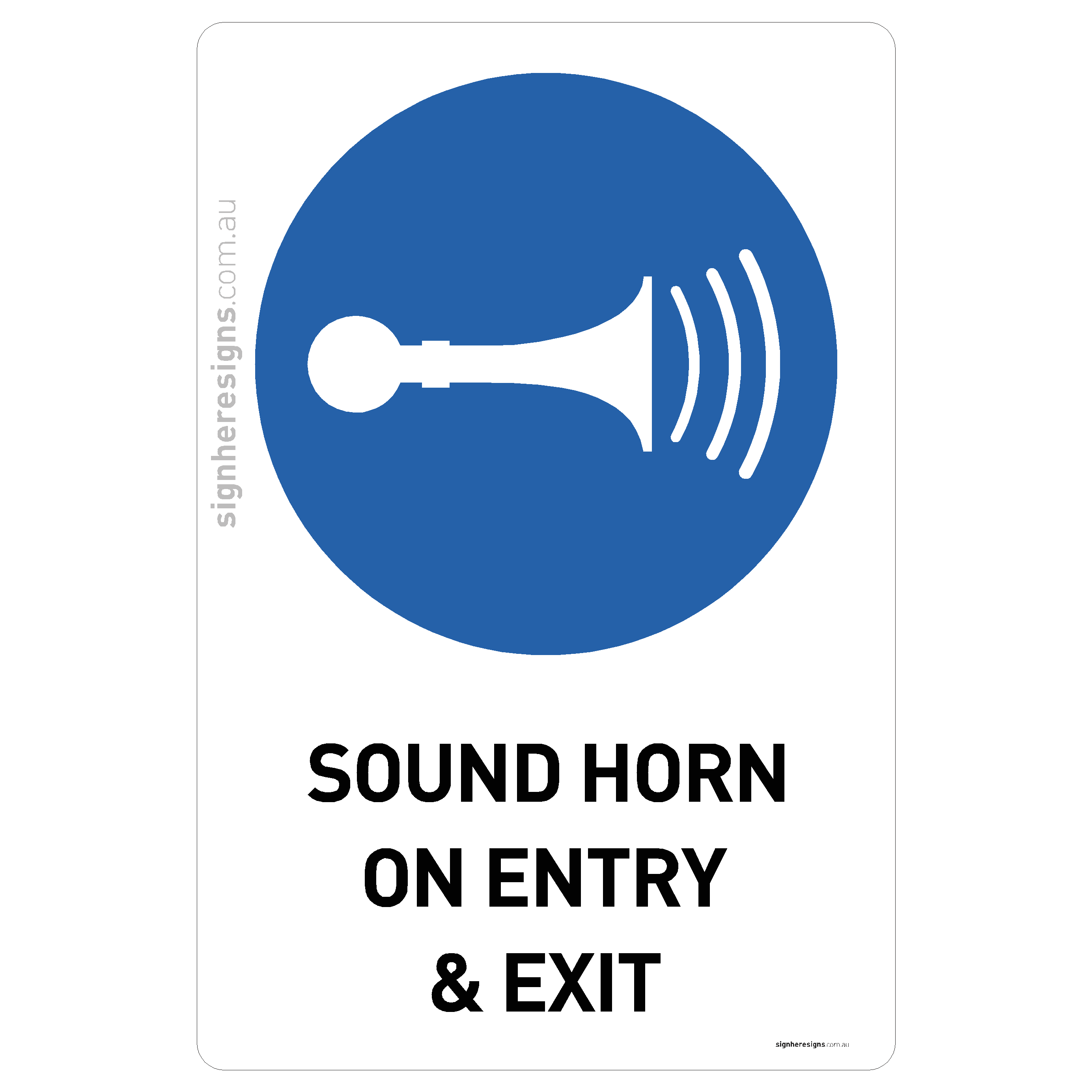 Sound Horn On Entry & Exit