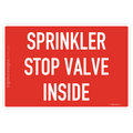 Sprinkler Stop Valve Inside