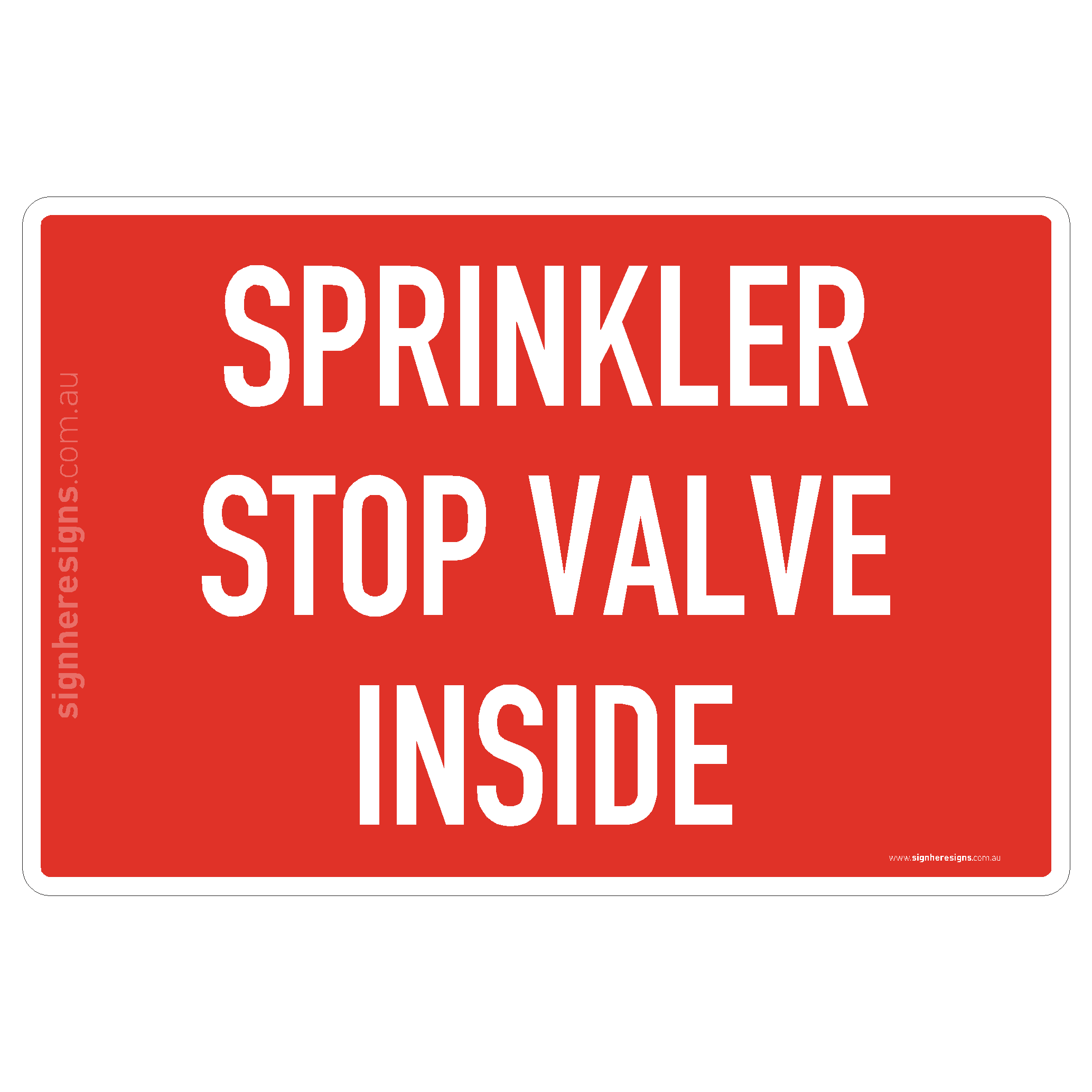Sprinkler Stop Valve Inside