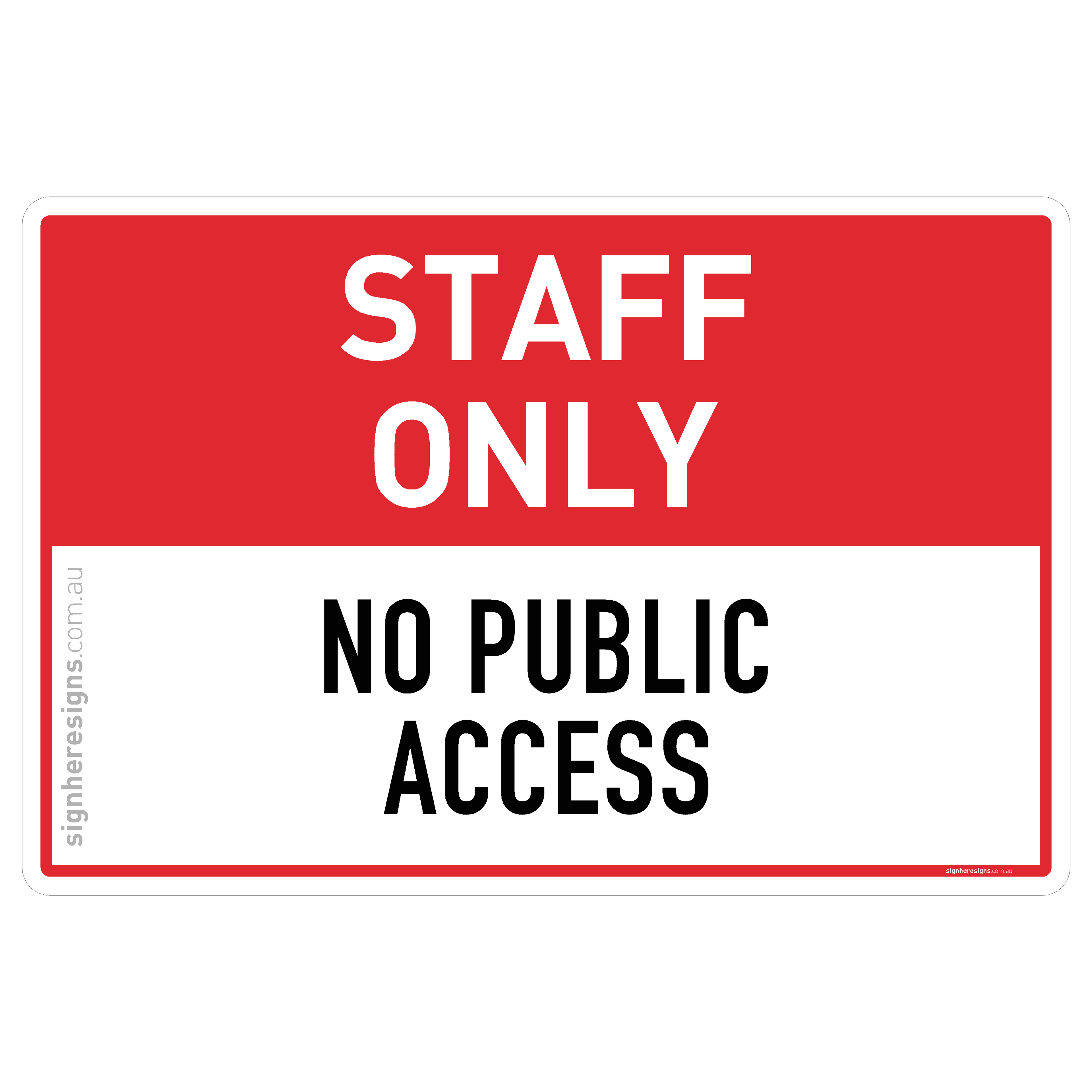 Staff Only - No Public Access