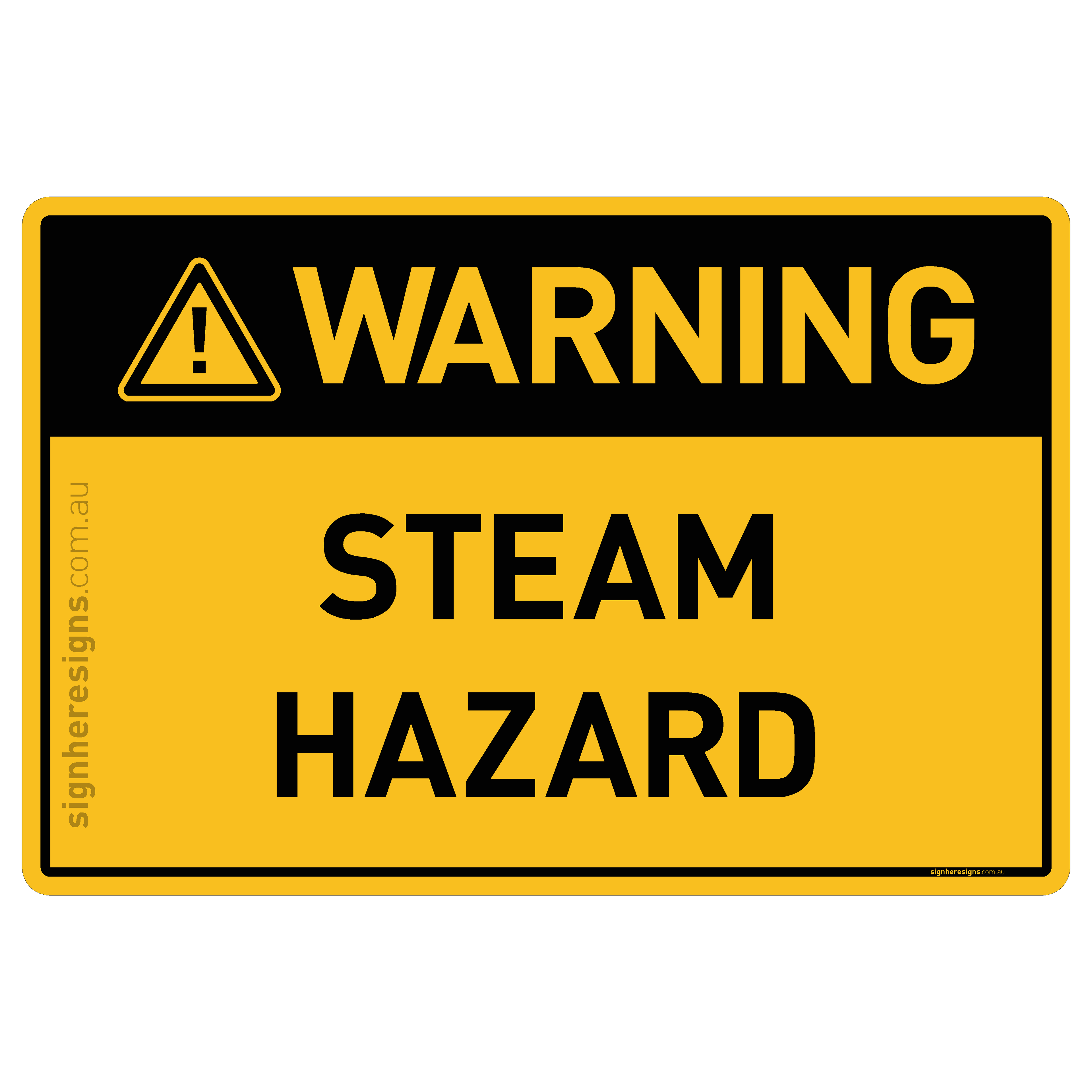 Steam Hazard - Warning