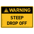 Steep Drop Off - Warning