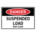 Suspended Load - Keep Clear - Danger