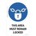 This Area Must Remain Locked