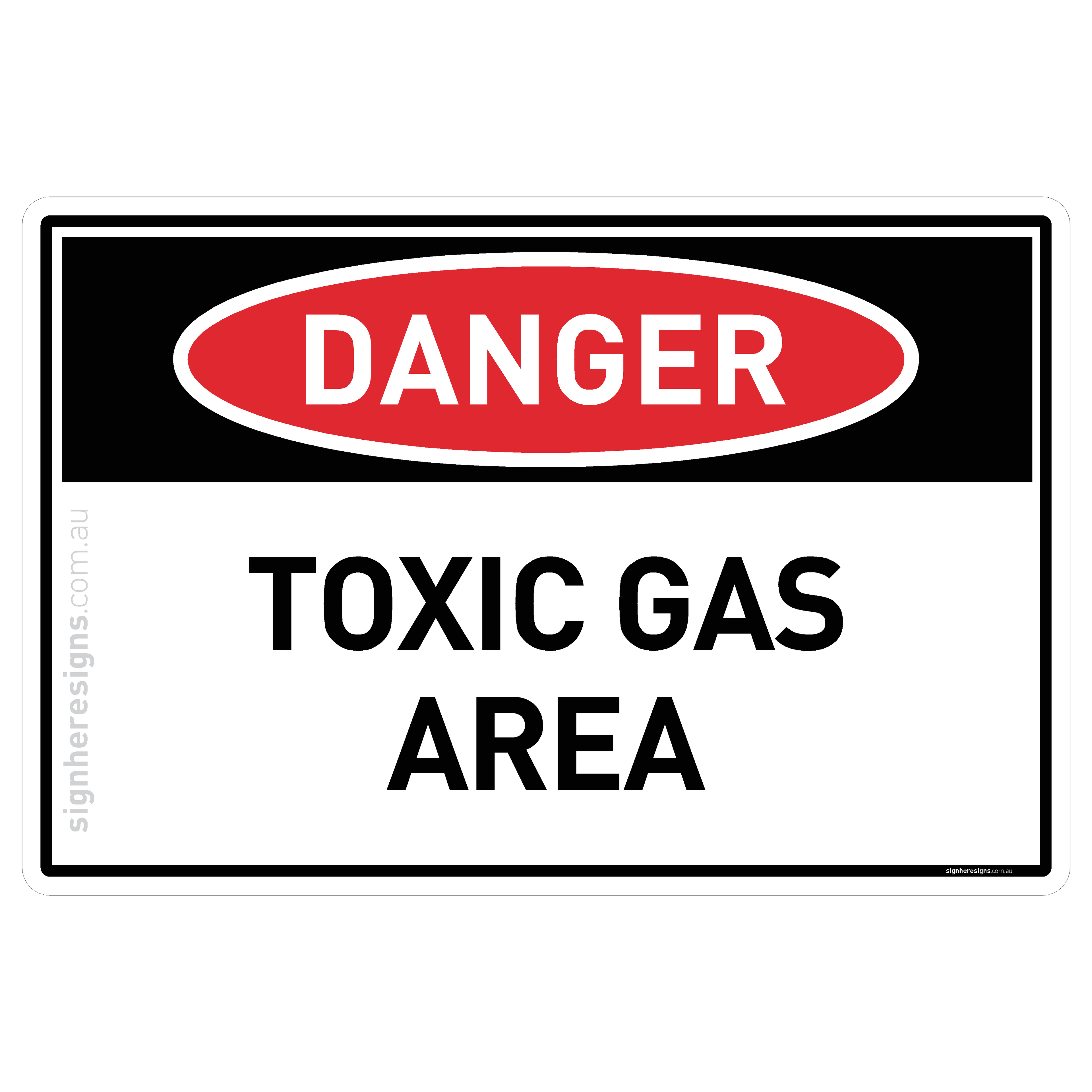 Toxic Gas Area - Danger