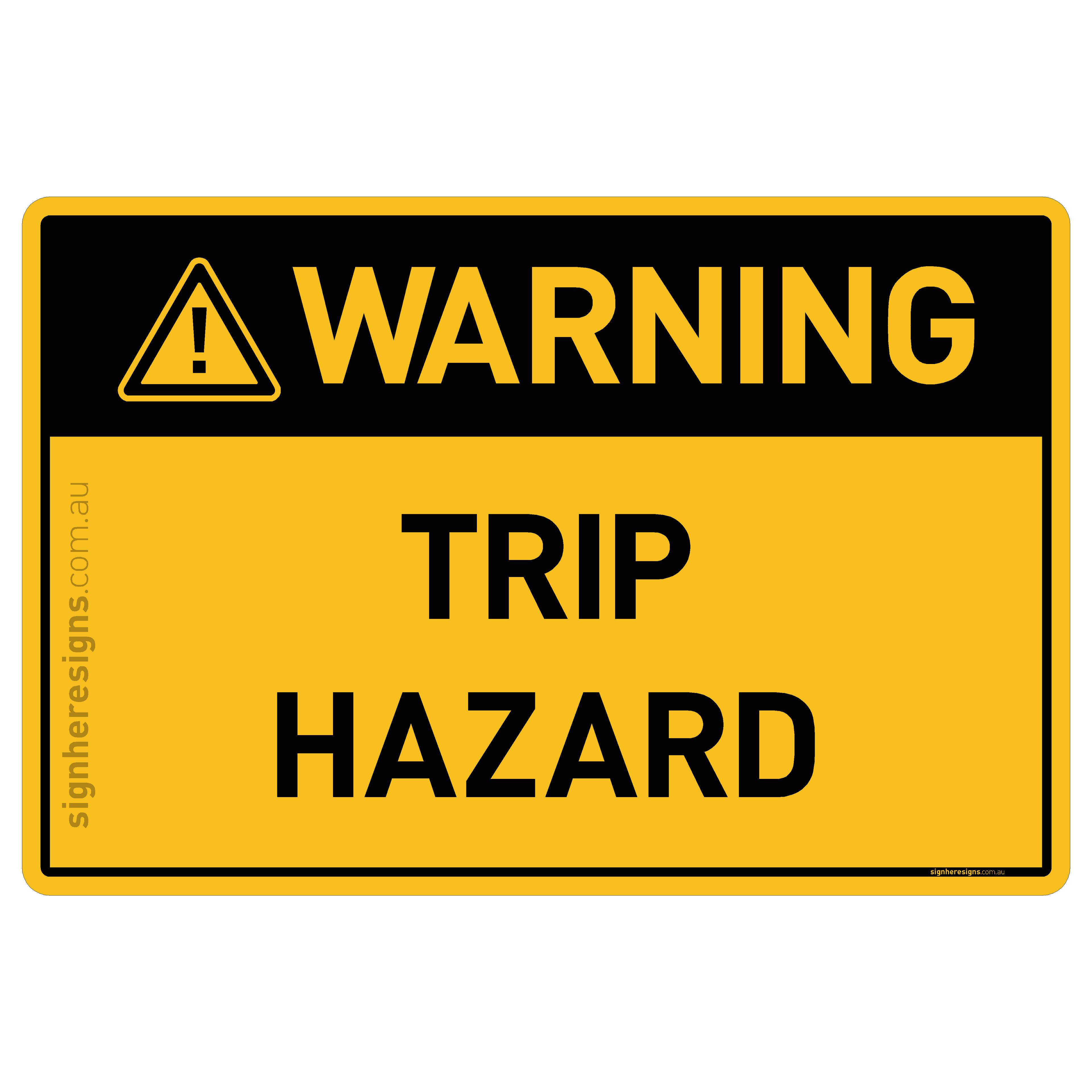 Trip Hazard - Warning