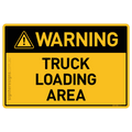 Truck Loading Area - Warning