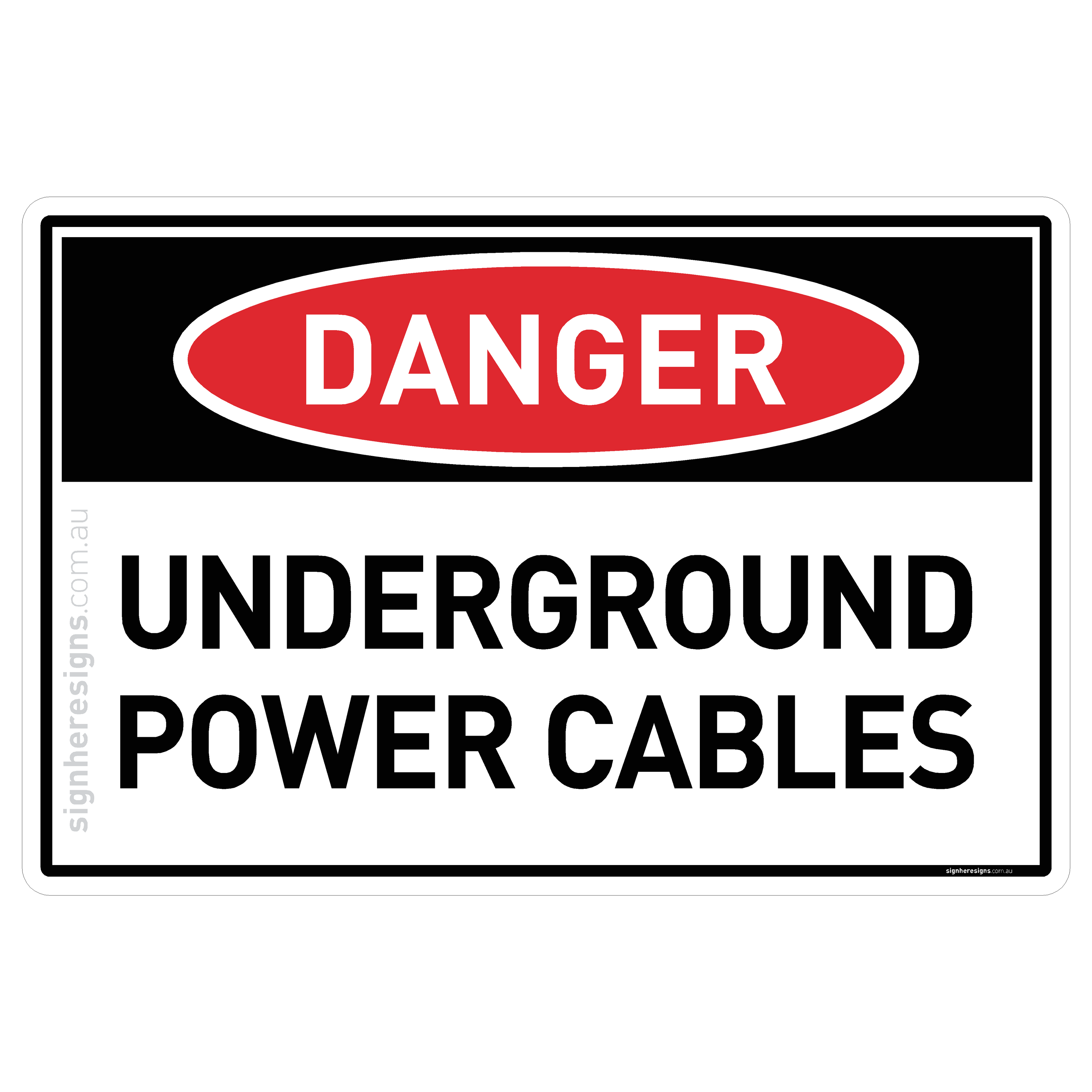 Underground Power Cables - Danger