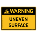 Uneven Surface - Warning