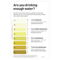 Urine Colour Hydration Chart
