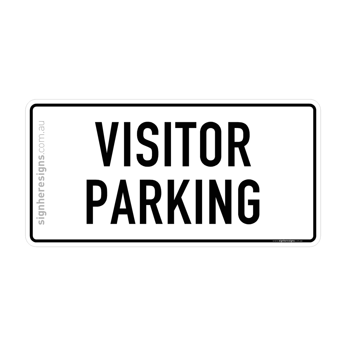 Visitor Parking Sign - Directional – Sign Here Signs