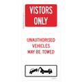Visitors Only - Unauthorised Vehicles May Be Towed