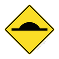 W5-10 Road Hump - Traffic Sign