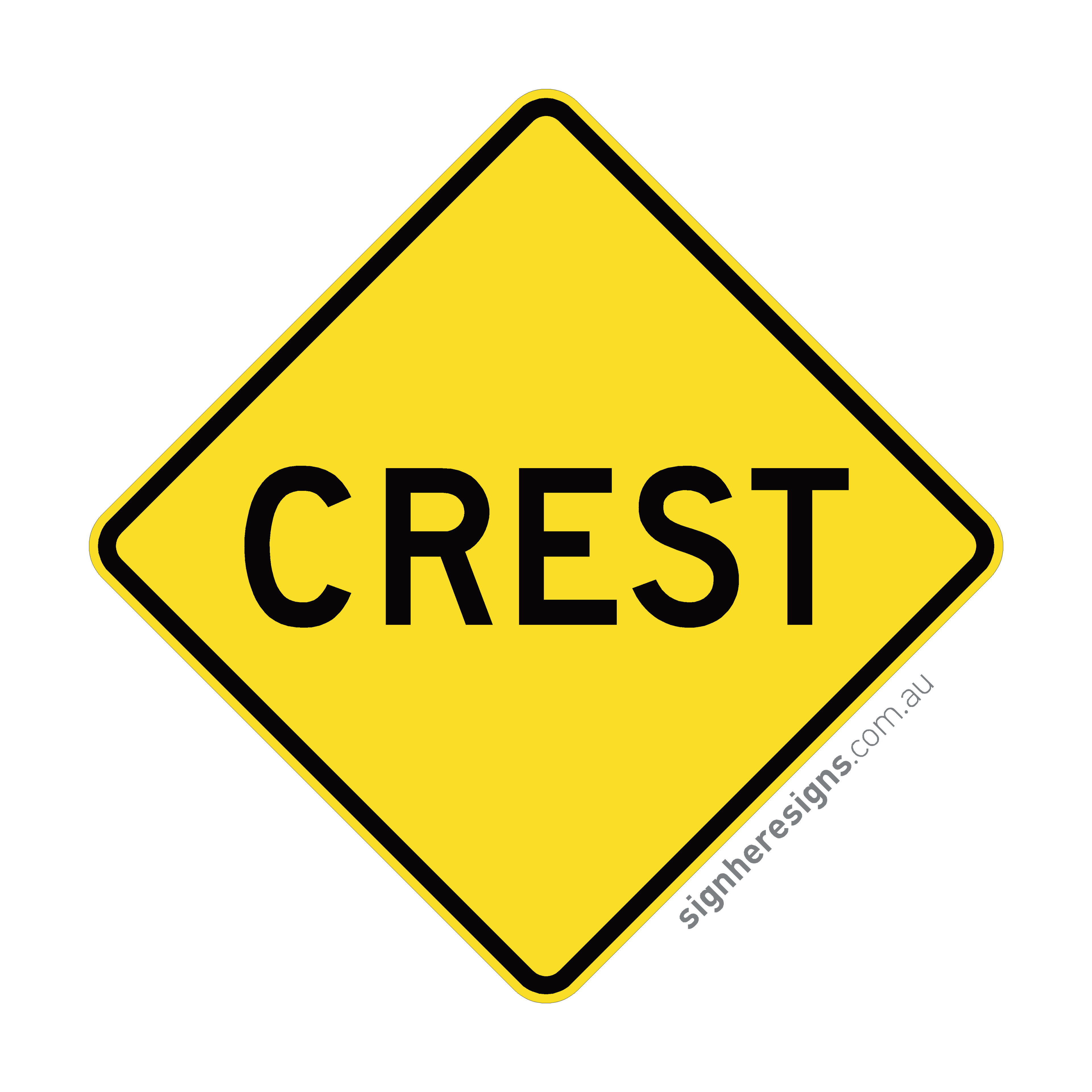 W5-11 Crest - Traffic Sign