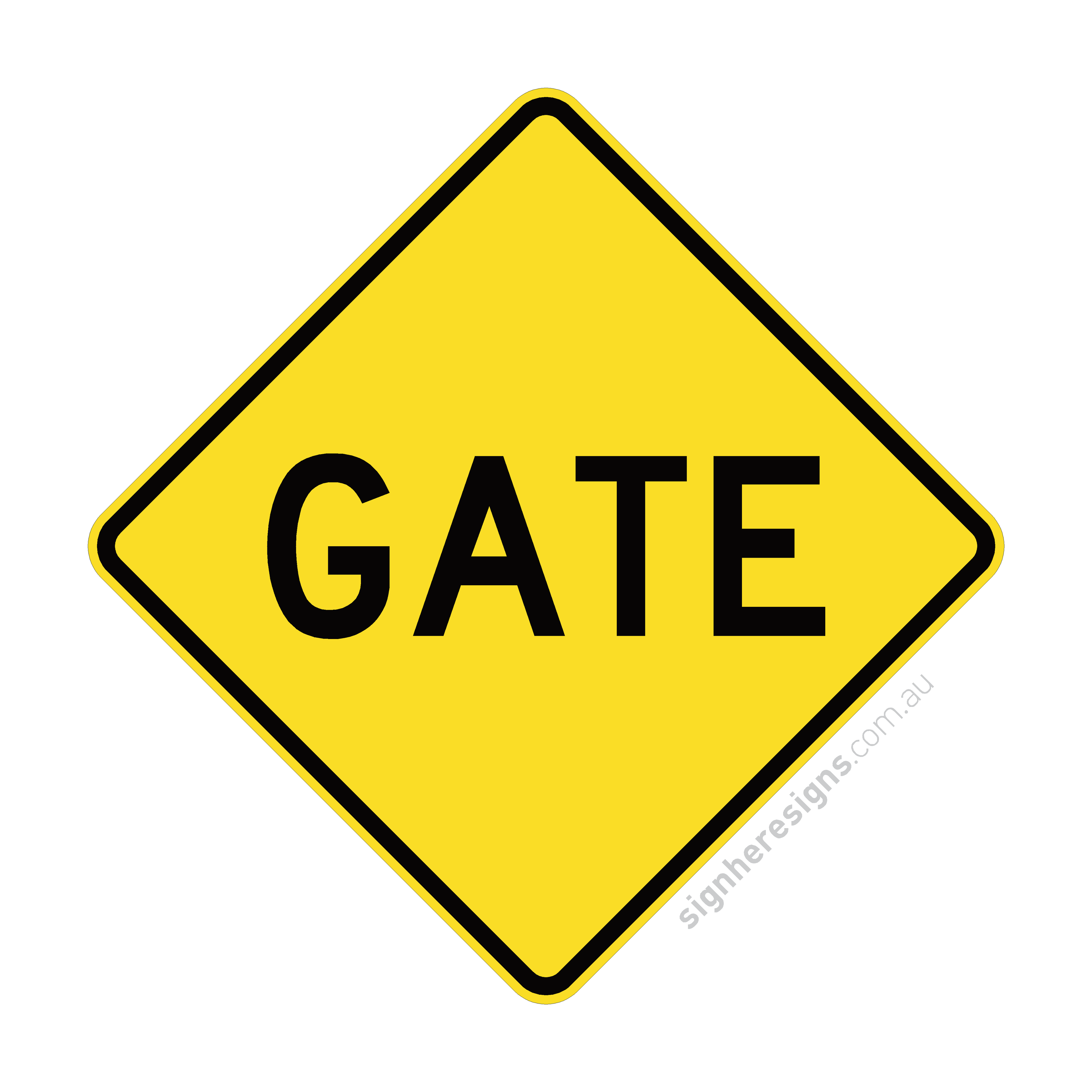 W5-14 Gate - Traffic Sign