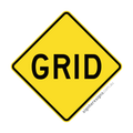 W5-16 Grid - Traffic Sign