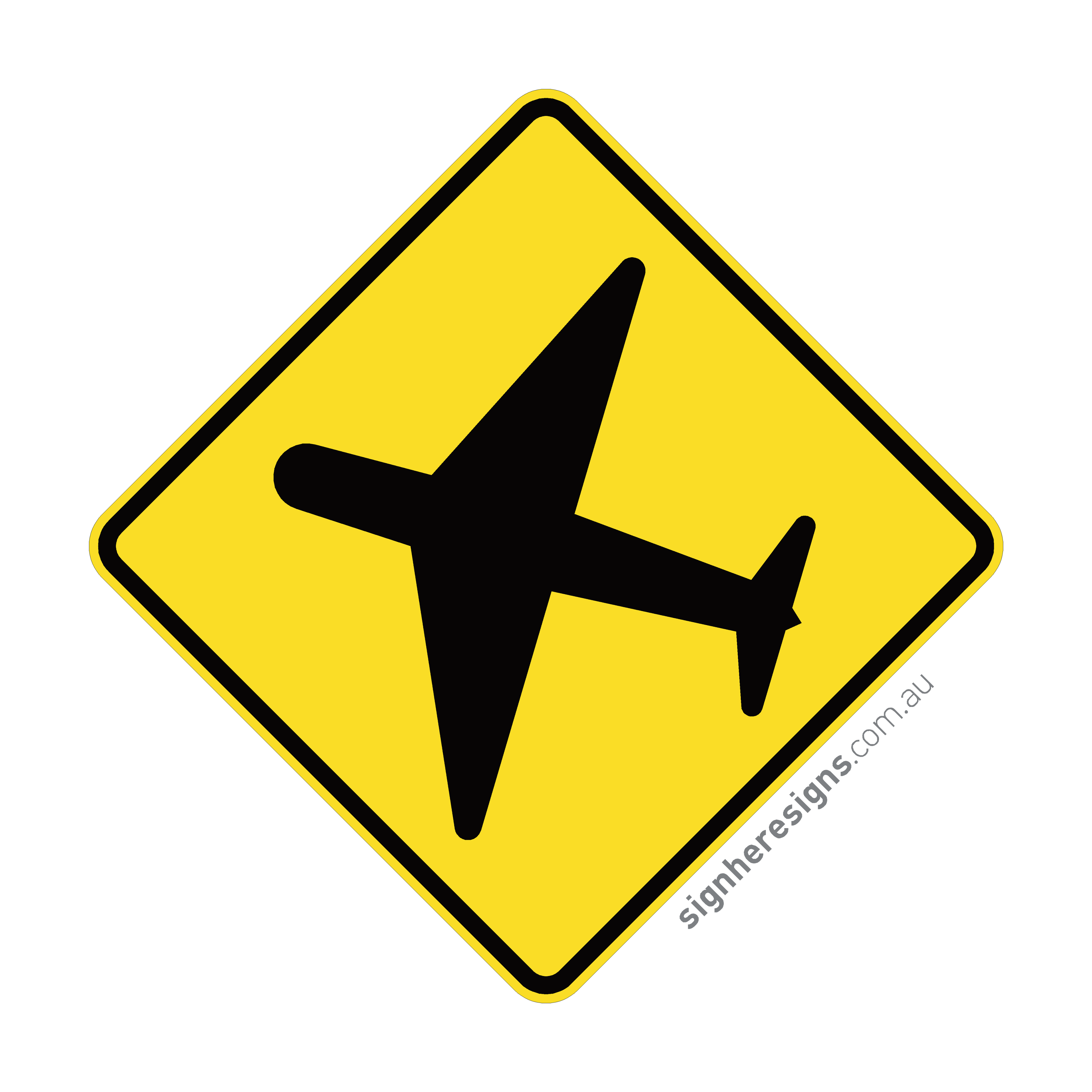 W5-30 Aircraft - Traffic Sign