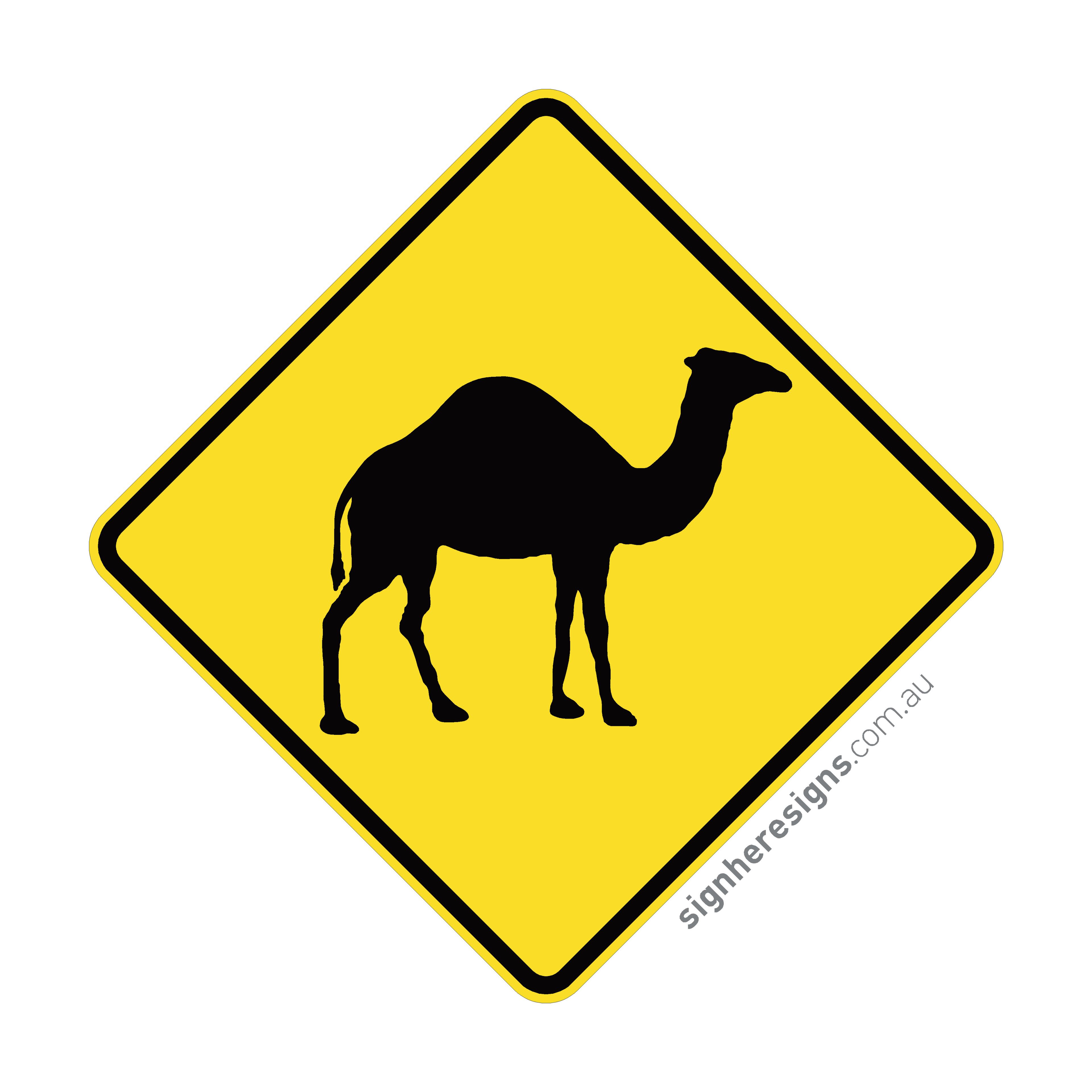W5-44 Camel - Traffic Sign