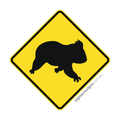 W5-47 Koala - Traffic Sign