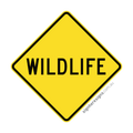 W5-56 Wildlife - Traffic Sign