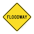 W5-7-1 Floodway - Traffic Sign