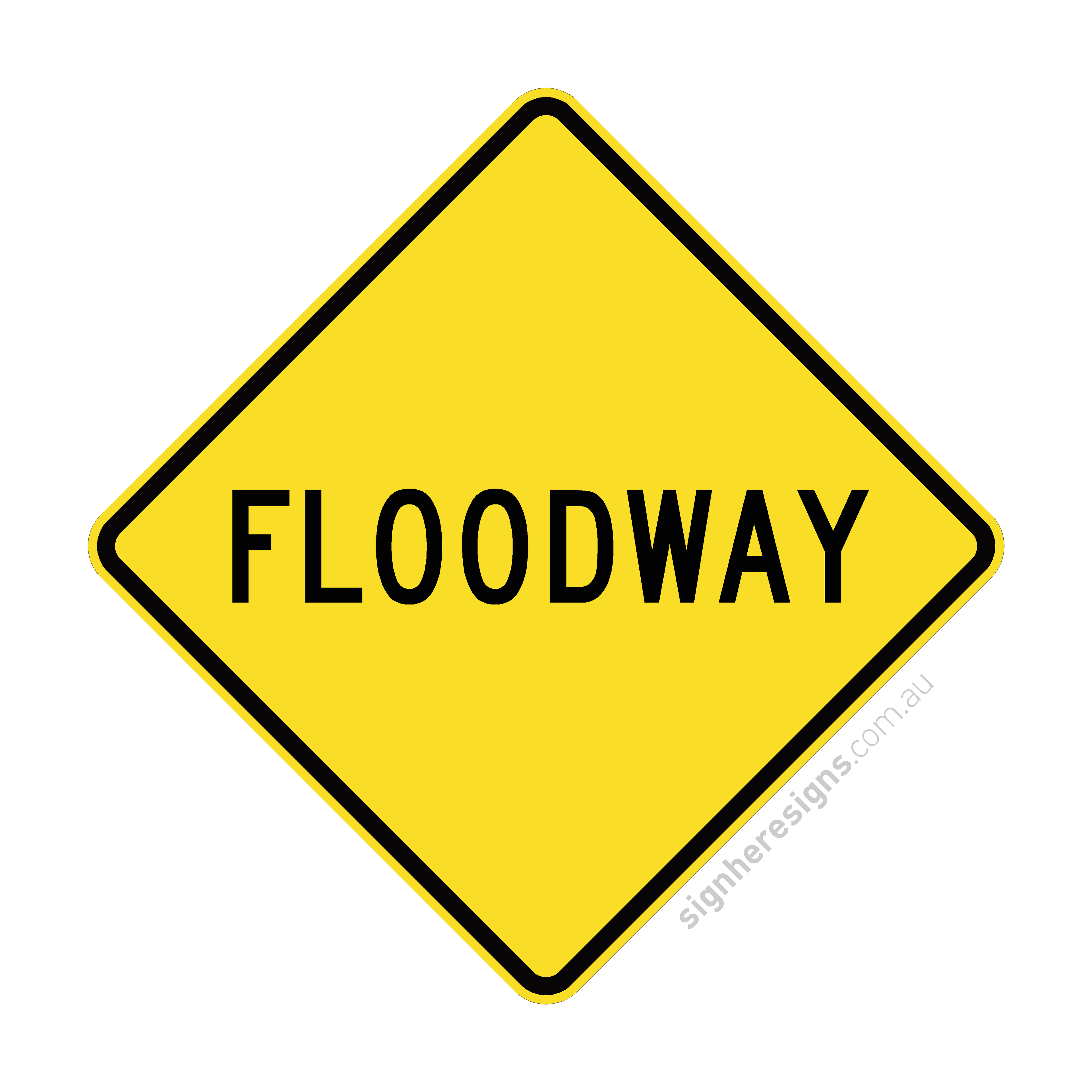 W5-7-1 Floodway - Traffic Sign