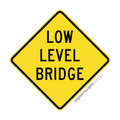 W5-8 Low Level Bridge - Traffic Sign