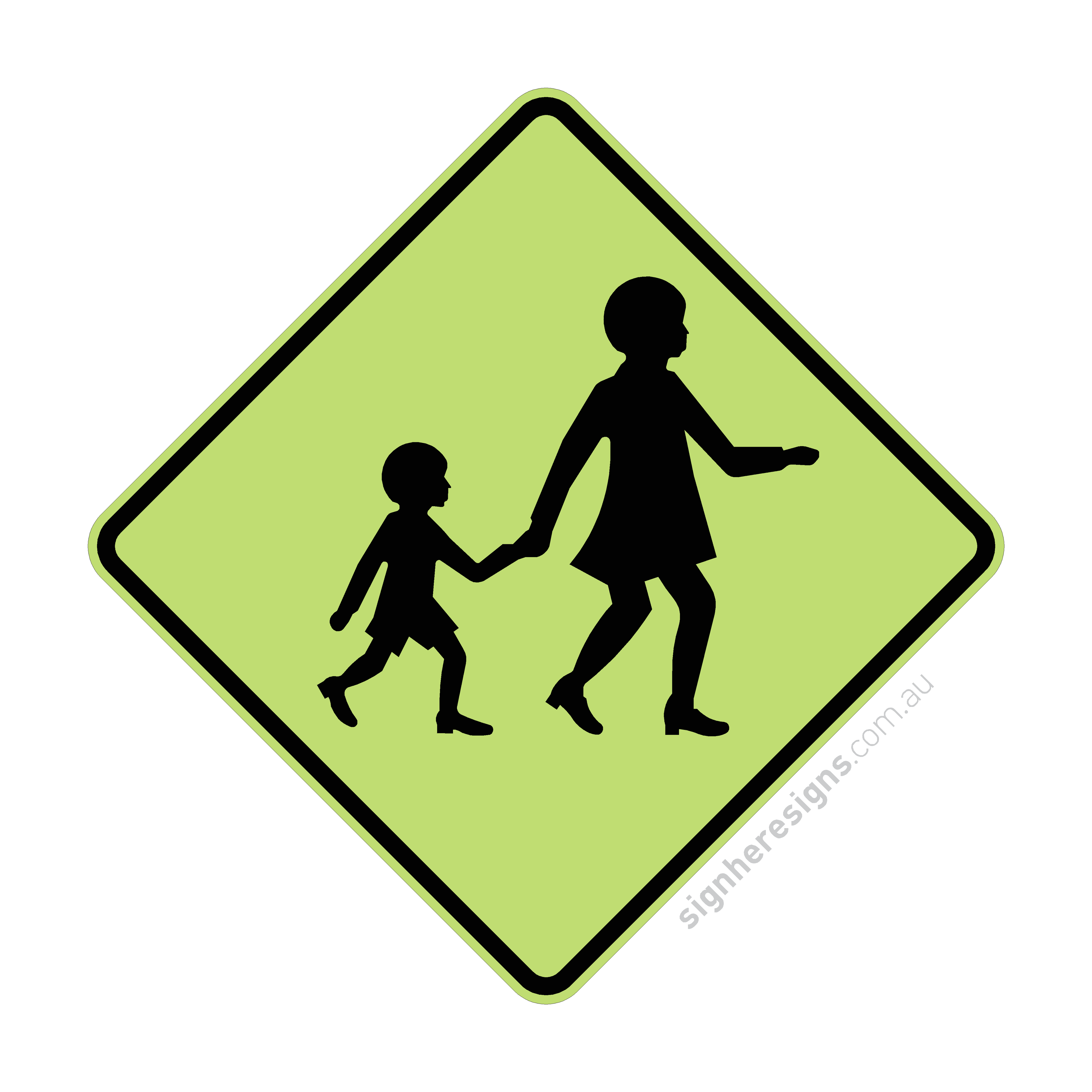 W6-3 Children - Traffic Sign