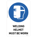 Welding Helmet Must Be Worn