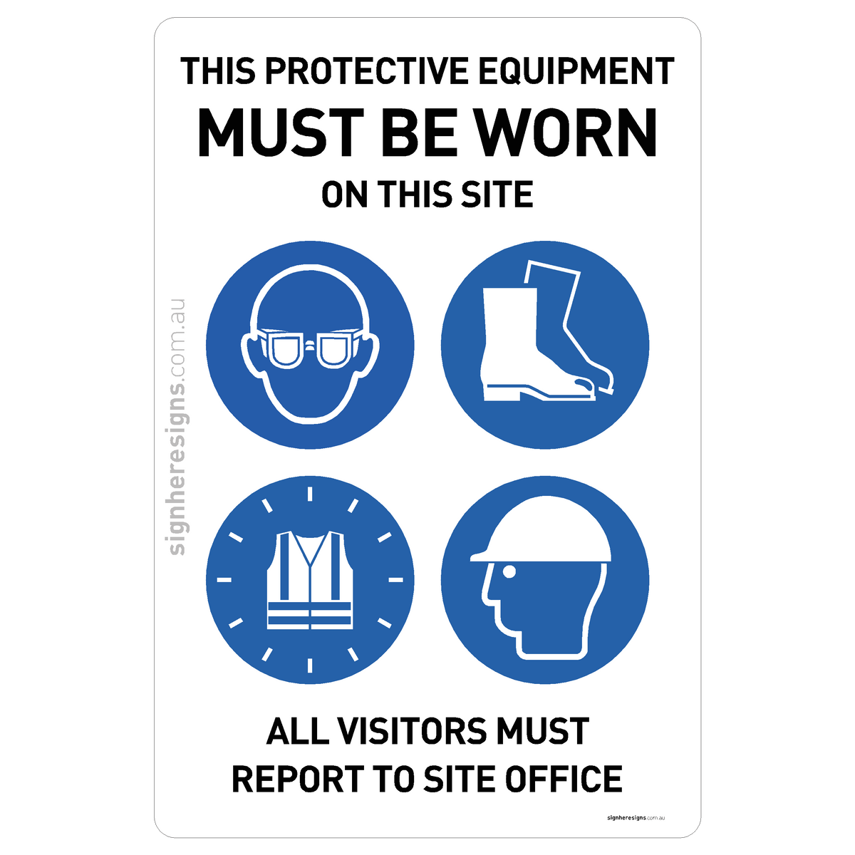 Workshop & Yard Site Rules - Eye Protection, Safety Boots & Hi-Vis ...