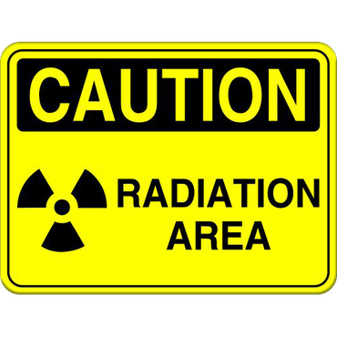 Caution: Radiation Area | Sign Here Signs | Buy Online Today