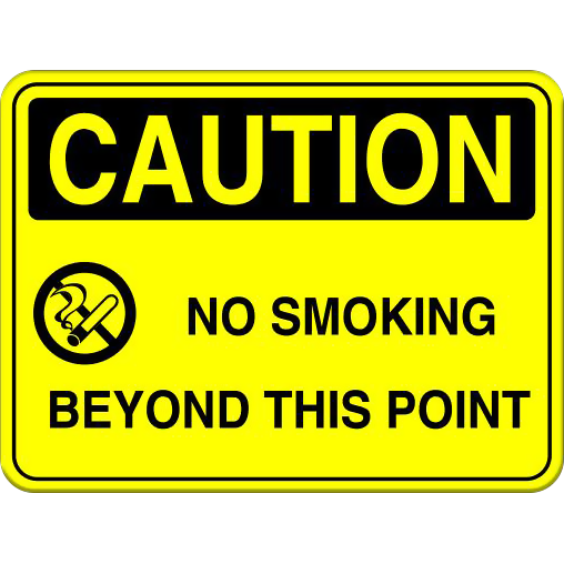No Smoking Beyond This Point