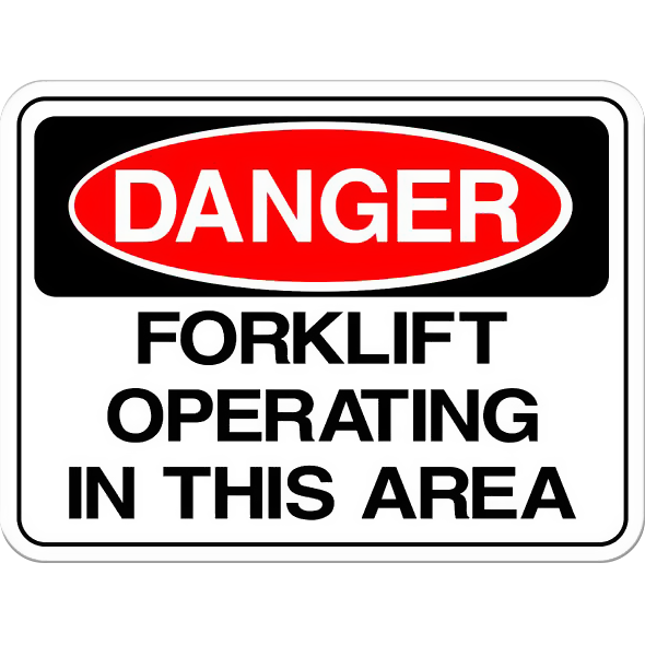 Danger: Forklift Operating in this Area