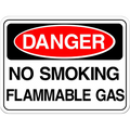 Danger: No Smoking - Flammable Gas