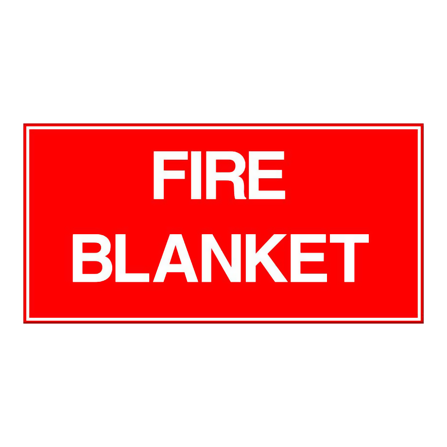 Fire Blanket - Text Only