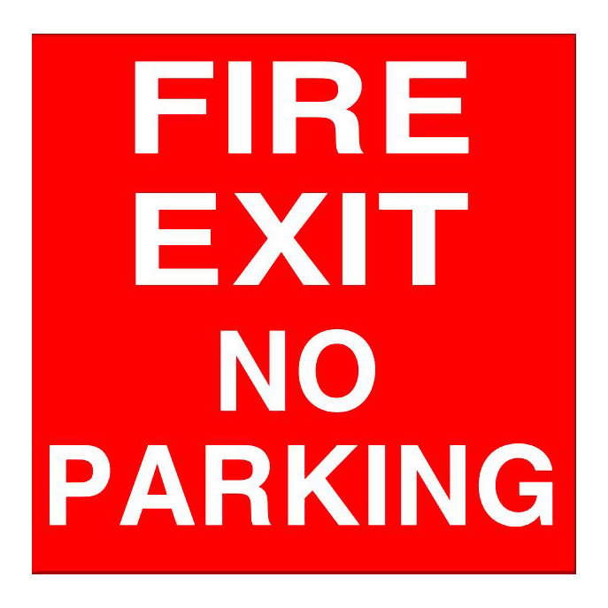 Fire Exit - No Parking