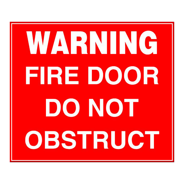 Fire Door - Do Not Obstruct