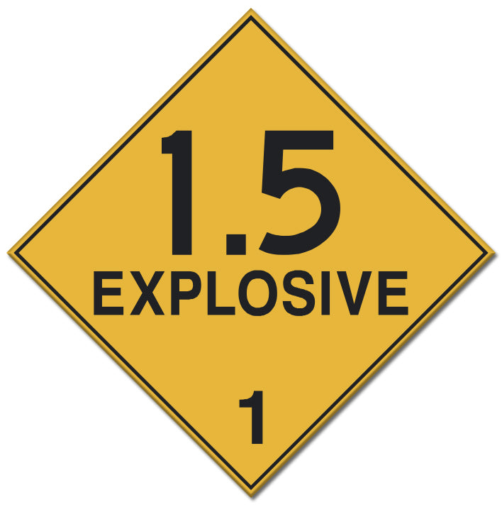 Division 1.5 Explosive (Class 1)