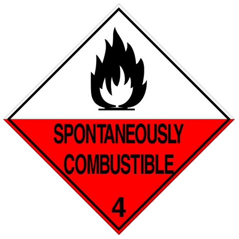 Spontaneously Combustible - Class 4