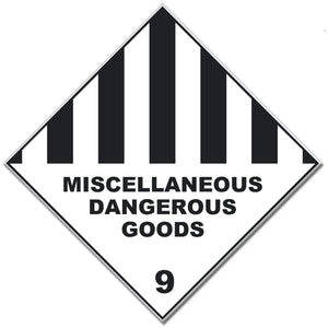Miscellaneous Dangerous Goods (Class 9)
