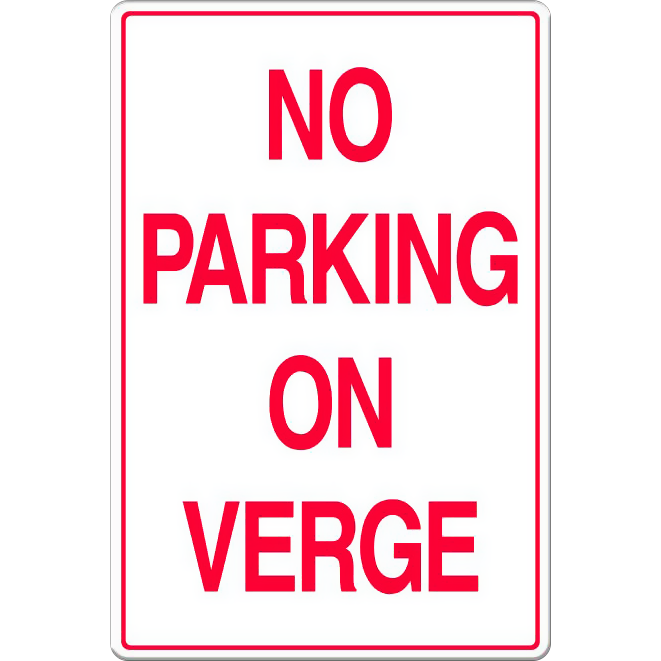 No Parking on Verge