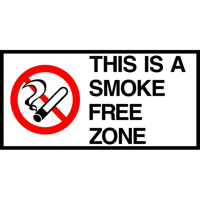 This is a Smoke Free Zone