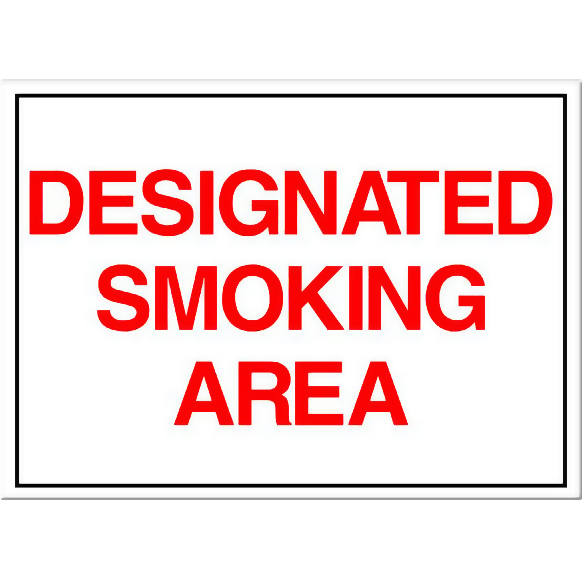 DESIGNATED SMOKING AREA