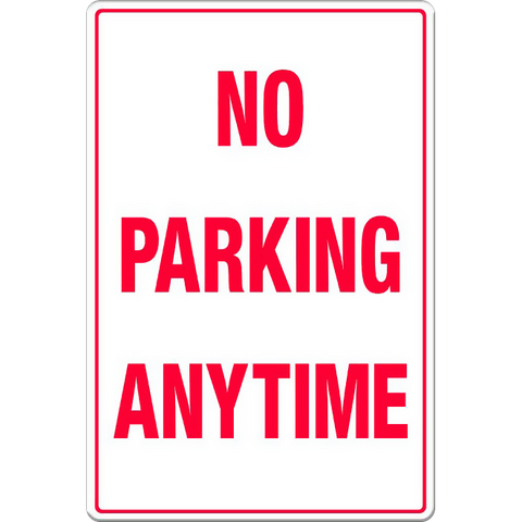 No Parking Anytime