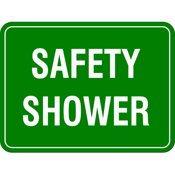 Safety Shower Sign