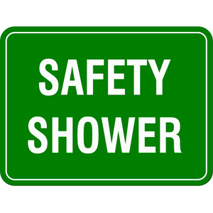Safety Shower Sign