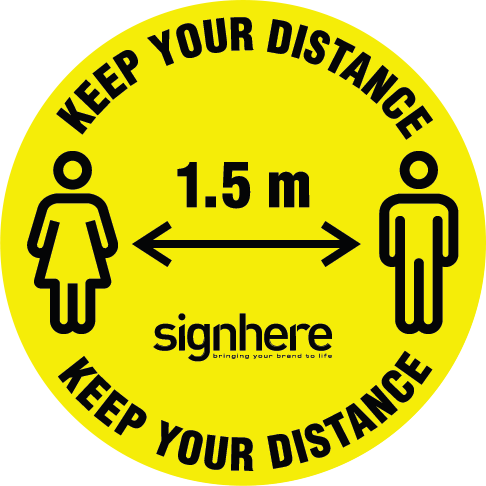 COVID-19 Floor spacers